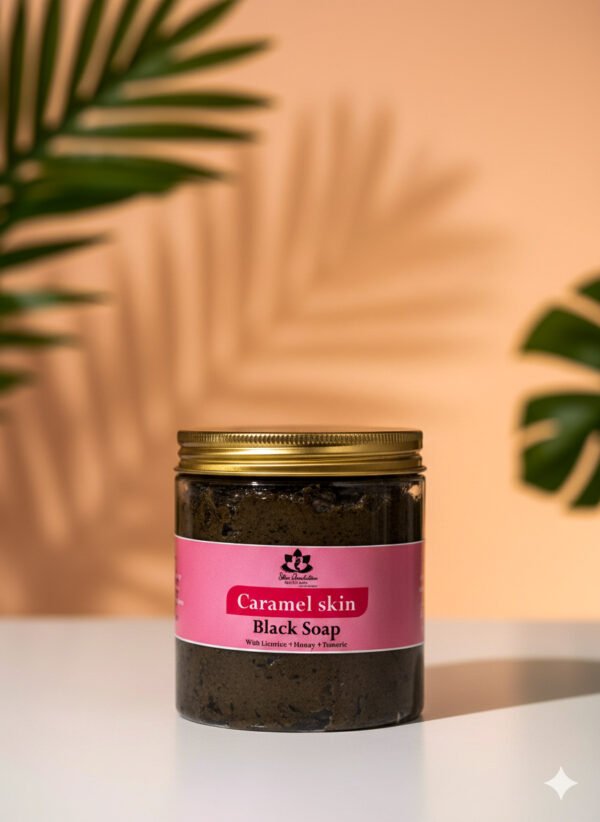 Caramel Skin Black Soap